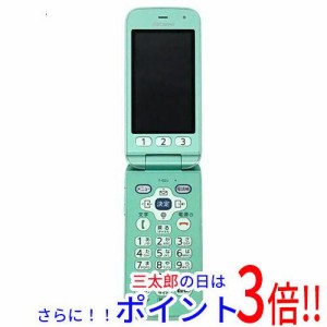 【中古即納】送料無料 docomo らくらくホン F-02J ミントグリーン