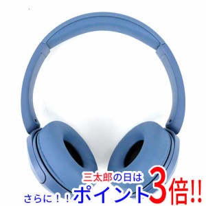 【中古即納】送料無料 SONY ワイヤレスヘッドホン WH-CH520 (L) ブルー 元箱あり