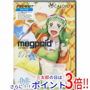 送料無料 【新品訳あり(箱きず・やぶれ)】 VOCALOID3 Library Megpoid Power Win パッケージ 編集