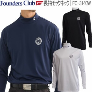 ファウンダースクラブ 長袖モックネックシャツ メンズ ゴルフ ウェア 「Founders Club FC-3140W」 2023年秋冬モデル 