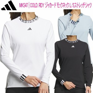 アディダス ゴルフ COLD. RDY ジャカード モックネック L/Sストレッチシャツ レディース ゴルフ ウェア 「Adidas Golf MKS47」 ストレッ