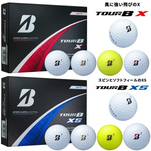 ブリヂストンゴルフ ツアービー エックス エックスエス サイドマーク入り ゴルフボール 1ダース(12個入り) 「BRIDGESTONE GOLF TOUR B X 