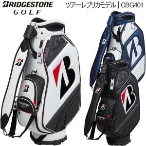 ブリヂストンゴルフ ツアーレプリカモデル キャディバッグ 「BRIDGESTONE GOLF CBG401」