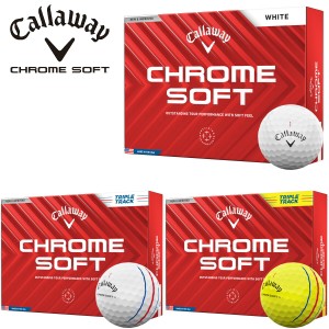 キャロウェイ クロム ソフト ゴルフボール 1ダース12個入り CALLAWAY CHROME SOFT 2024年モデル日本正規品 