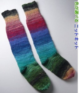 ●編み針セット●野呂英作のクレヨンソックヤーンで編む靴下 毛糸セット ロングソックス ハイソックス 編み図
