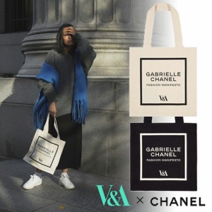 シャネル 美術館トートバッグ ロンドン限定  CHANEL ヴィクトリアアルバート博物館 V&A トートバック キャンバス エコバッグ マザーズバ