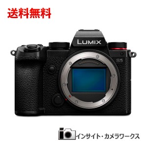 Panasonic フルサイズ ミラーレス一眼カメラ ルミックス S5 ボディ 小型 軽量モデル ブラック パナソニック DC-S5-K 本体