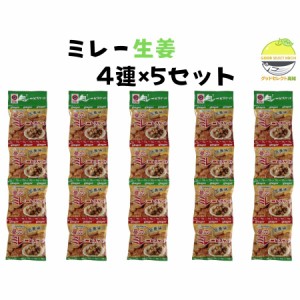 野村煎豆加工店 昼のミレービスケット 生姜味 30g×4連×5袋