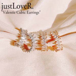 ジャストラバー ピアス justLoveR. バレンティー キュービック イヤリングス シルバー ゴールド 韓国アクセサリー 5160587049 ACC