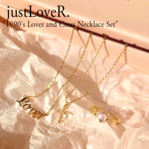 ジャストラバー ネックレス justLoveR. 1990's Lover and Cross Necklace Set ゴールド 韓国アクセサリー 4820926033 ACC
