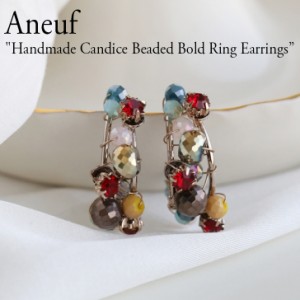 アネーフ ピアス Aneuf Candice Beaded Bold Ring Earrings キャンディス ビーズ ボールド リング 韓国アクセサリー hdcdbdrg ACC