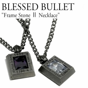 ブレスドブレット ネックレス BLESSED BULLET Frame Stone ?U Necklace ダークシルバー アイオライト ダイア P0000BNN ACC