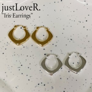 ジャストラバー ピアス justLoveR. Iris Earrings アイリス イヤリング シルバー ゴールド 韓国アクセサリー 6401198577 ACC