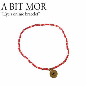 アビットモア ブレスレット A BIT MOR Eye's on me bracelet アイズ オン ミ ブレスレット RED レッド 韓国アクセサリー eyonmebrlt ACC