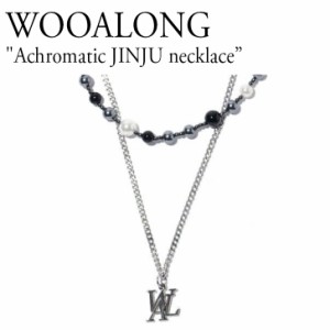 ウアロン ネックレス WOOALONG Achromatic JINJU necklace アクロマティック jinju ネックレス ブラック 韓国アクセサリー 1427343 ACC