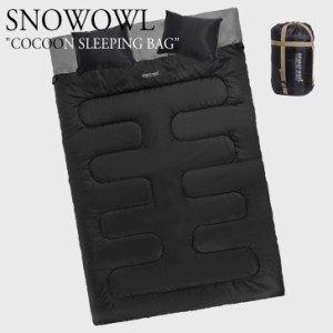 スノーアウル SNOWOWL 2way 寝袋 冬用 洗える 最強 2人用 1人用 ポケット 両開き ファスナー 暖かい SLEEPING BAG W2900 OTTD