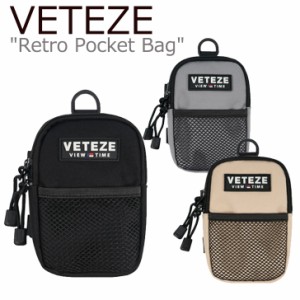 ベテゼ ポケットバッグ VETEZE 正規販売店 Retro Pocket Bag レトロ ポケット バッグ BLACK CREAM GRAY RPB1 バッグ