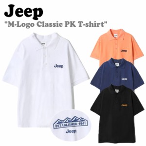 ジープ ポロシャツ Jeep M-Logo Classic PK T-shirt Mロゴ クラシック ポロ Ｔシャツ 全4色 JN5TSU171WH/OR/NA/BK ウェア