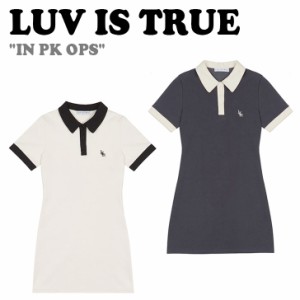 ラブイズトゥルー ワンピース LUV IS TRUE IN PK OPS イン PKワンピース IVORY アイボリー CHARCOAL チャコール 4377218/9 ウェア