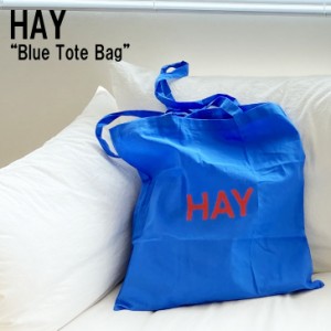 【即納】ヘイ エコバッグ HAY Blue Tote Bag ブルー トートバッグ Sky blue + Red logo スカイブルー レッドロゴ 541126 バッグ