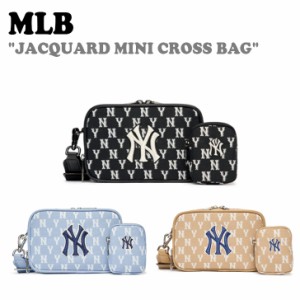 エムエルビー クロスバッグ MLB JACQUARD MINI CROSS BAG ジャカード ミニクロスバッグ 全3色 3ACRS022N-50BKS/BGD/BLL バッグ