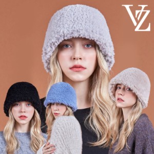 バザール バケットハット VARZAR 正規販売店 Fur Long Label Boucle Drop Bucket Hat 全4色 varzar900/1/2/3 ACC