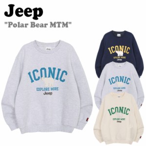 ジープ トレーナー Jeep Polar Bear MTM ポーラー ベアー スウェットシャツ 全3色 JN5TSU871NA/IV/MW ウェア