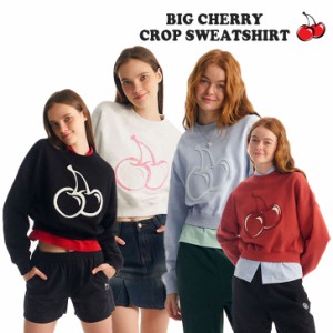 キルシー トレーナー KIRSH 正規販売店 BIG CHERRY CROP SWEATSHIRT 全4色 KKRSCTM501M ウェア