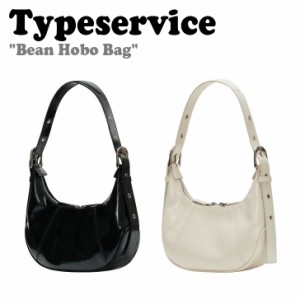 タイプサービス ショルダーバッグ Typeservice Bean Hobo Bag ビーン ホーボーバッグ BLACK ブラック CREAM クリーム MSTA10 バッグ