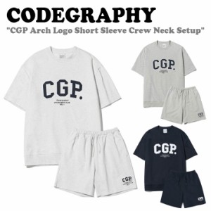 コードグラフィー CODEGRAPHY ArchLogoShortSleeveCrewNeckSetup CBCU3TS500MG/DG/NY CBCU3PS500MG/DG/NY CBDUUTS001NY/T002NY ウェア