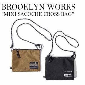 ブルックリン ワークス クロスバッグ BROOKLYN WORKS MINI SACOCHE CROSS BAG ミニ サコッシュ BLACK 黒 TAN 茶色 バッグ 1861947 OTTD