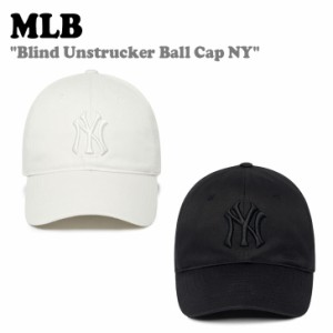 エムエルビー キャップ MLB Blind Unstruck Ball Cap NY  全2色 NEW YORK YANKEES 3ACP5501N-50WHS/BKS ACC