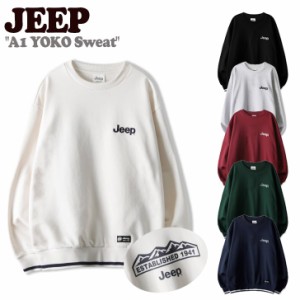 ジープ トレーナー Jeep メンズ レディース A1 YOKO Sweat ヨコ スウェット 全6色 JO5TSU833MW/BK/IV/WI/GN/NA ウェア