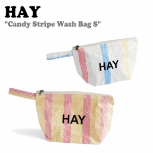 【即納カラー有/国内配送】ヘイ トートバッグ ポーチ HAY Candy Stripe Wash Bag S キャンディーストライプ 全2色 9275236340 バッグ