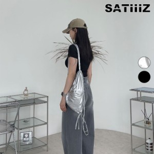 サティーズ ナップサック SATIIIZ 正規販売店 Cren Glossy String Backpack ストリング バックパック 全2色 satiiiz4601 バッグ