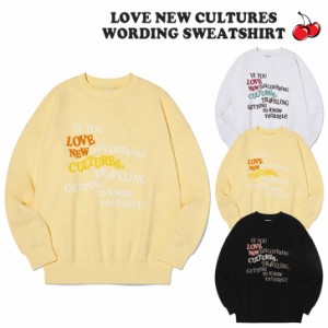 キルシー トレーナー KIRSH 正規販売店 LOVE NEW CULTURES WORDING SWEATSHIRT ラブ カルチャー ワーディング 全3色 KKRFCTM513M ウェア