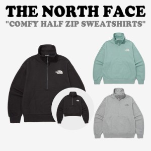 ノースフェイス 韓国 トレーナー THE NORTH FACE COMFY HALF ZIP SWEATSHIRTS 全3色 NM5MP52J/K/L 長袖 ウェア