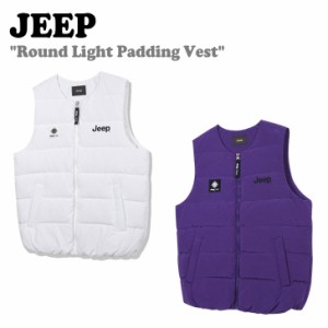 ジープ ダウンベスト Jeep Round Light Padding Vest ラウンド ライト パディング ベスト 全2色 JN1JPU601IV/UP ウェア