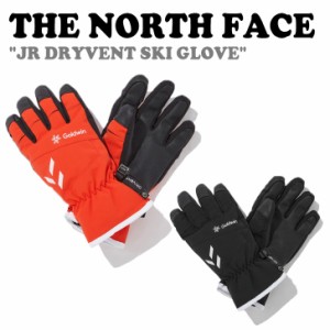 ノースフェイス 手袋 THE NORTH FACE JR DRYVENT SKI GLOVE BLACK RED GJ3SP52A/B ACC