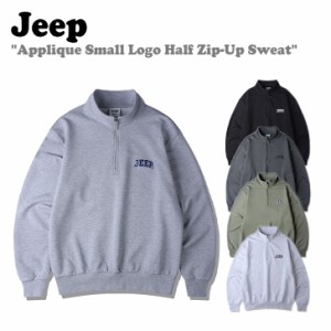 ジープ トレーナー Jeep Applique Small Logo Sweat アップリケ スモール ロゴ スウェット 全5色 JP5TSU836MW/BK KH/MG/DG ウェア
