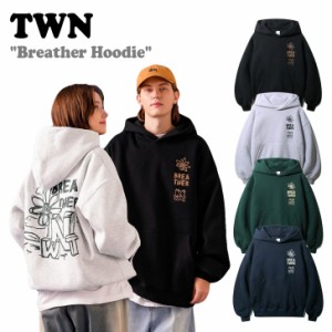 TWN パーカー ティーダブリュエヌ 正規販売店 メンズ レディース Breather Hoodie ブレーダーフーディー 全4色 HHHD3536 ウェア