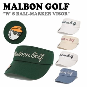 マルボンゴルフ サンバイザー MALBON GOLF W`S BALL-MARKER VISOR ウィメンズ ボール マーカー バイザー 全5色 M4142PVS01 ACC