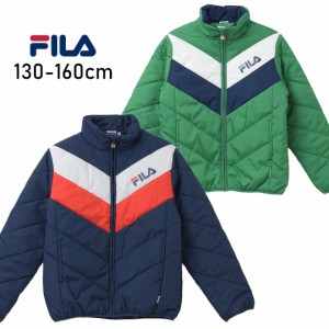 【メール便不可】FILA 中綿ジャケット アウター 子供服 男の子 小学生 中学生 ファッション キッズ ジュニア 大人っぽい ダンス 140cm 15