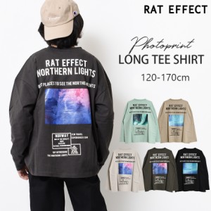 【送料無料】【2点までメール便対象】フォトプリントロングTシャツ トップス ロンT カットソー 長袖 ゆったり 子供服 男の子 小学生 中学