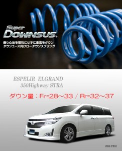 [ESPELIR]PE52 エルグランド(2WD/3.5L/前期)用スーパーダウンサス