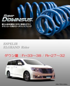 [ESPELIR]TE52 エルグランドライダー(2WD/2.5L)用スーパーダウンサス