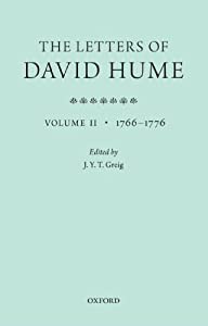 The Letters of David Hume: Volume II 1766-1776(中古品)