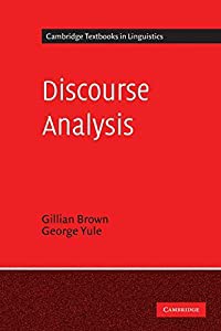 Discourse Analysis (Cambridge Textbooks in Linguistics)(中古品)