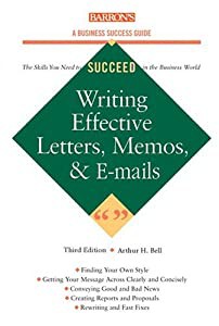 Writing Effective Letters  Memos  and E-mail (Barron's Business Success Series)(中古品)