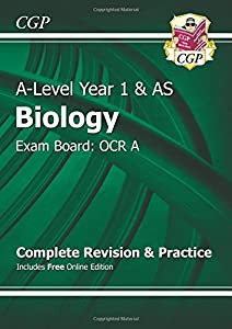 A-Level Biology: OCR A Year 1 & AS Complete Revision & Practice with Online Edition (CGP A-Level Biology)(中古品)